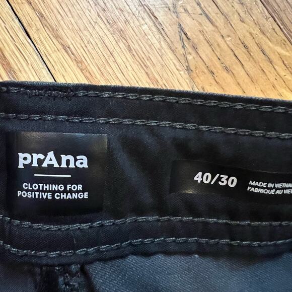 Prana Pants Mens 40 STRETCH ZION II Regular Fit Cargo Stretch Hiking Gray - Picture 6 of 12